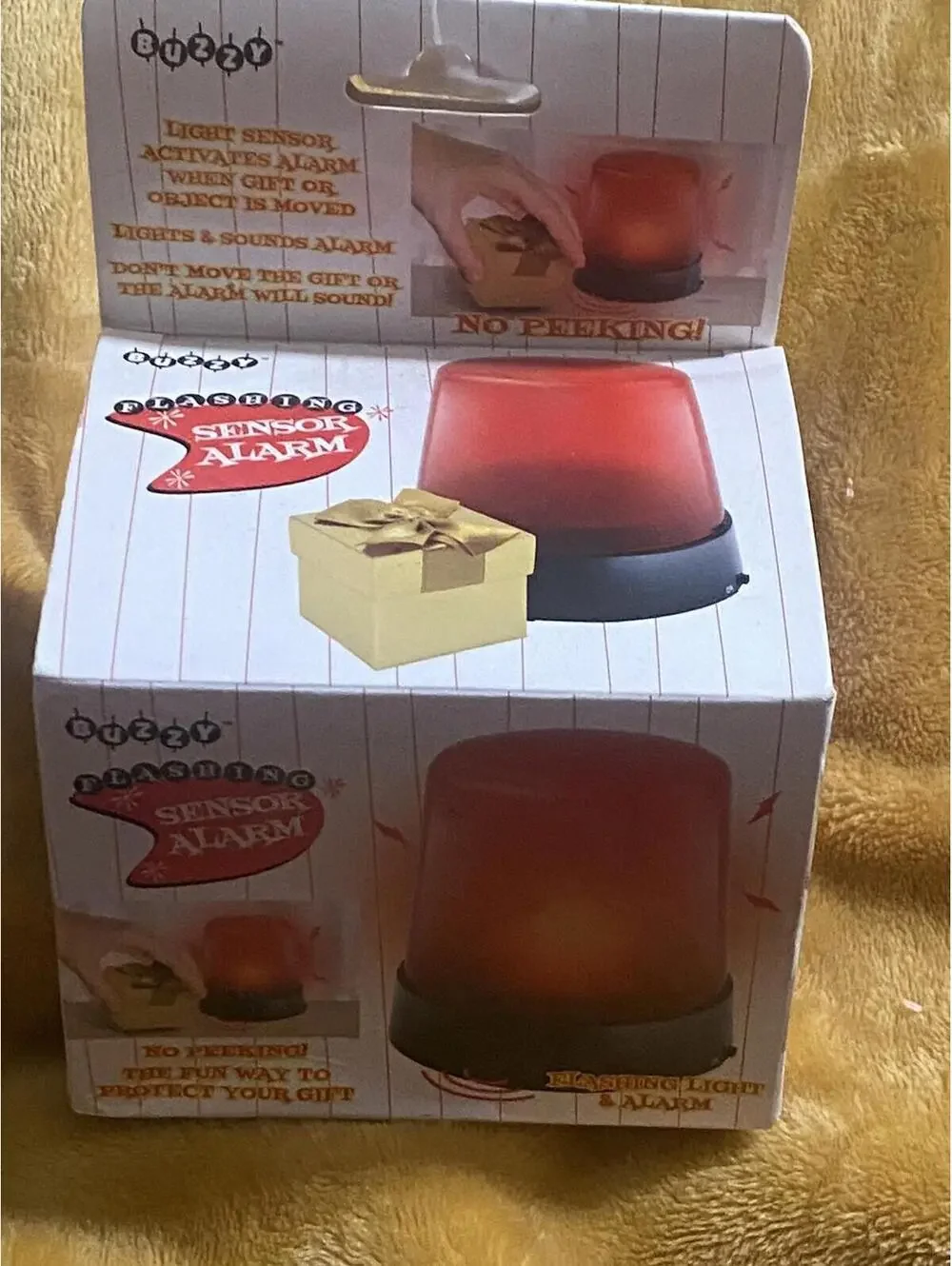 Flashing Sensor Alarm For Gifts, Electronics, Purse Alarms